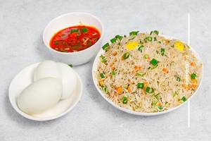 Schezwan Egg Fried Rice