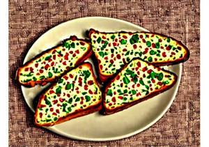 Chutney Cheese Toast 