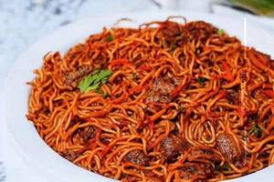 Schezwan Mutton Noodle