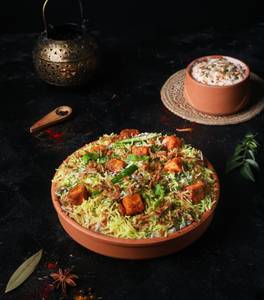 Koyla Smoked Paneer Tikka Mini Biryani Bowl