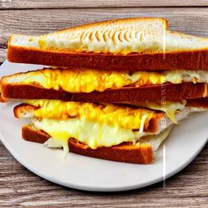 Double Cheese Egg Sandwich