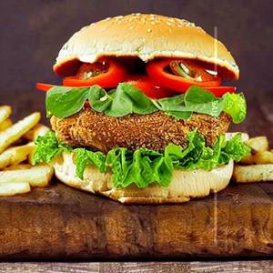 Garden Mint Spicy  Chicken Burger