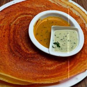 Cheese onion rava sada dosa oil