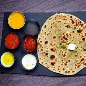 Jamaican Aloo Cheese Paratha