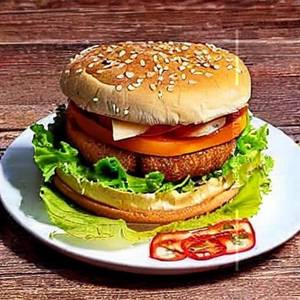 Malai Grilled Paneer Burger