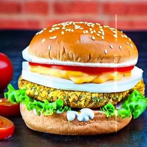Mexican  Egg Patty Burger
