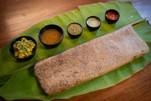 Ragi Masala Dosai (250 Cal.)