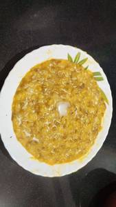 Plain moong dal khichdi [serves 2]