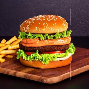 Peri Peri Mayo Egg Patty Burger