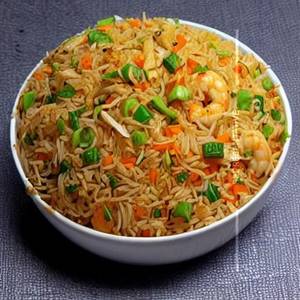 Schezwan Prawn Fried Rice