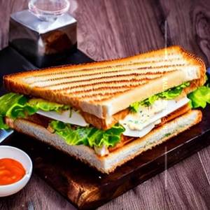 Hariyali Mayo Egg Sandwich