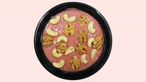 Strawberry Banana Smoothie Dessert Bowl