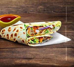 Aloo tikki cheese wrap