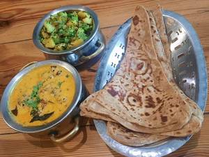 Jeera Aloo + Kadhi Pakoda Combo