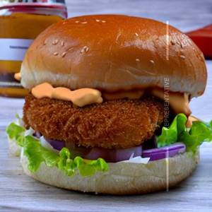 Barbeque Mayo Prawn Burger
