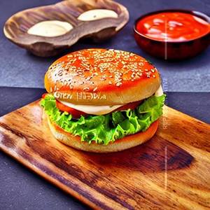 Chilli Garlic Mayo  Egg Patty Burger