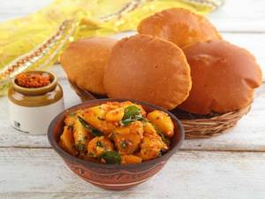 4 Boxes - Masaledaar Puri Bhaji Combo