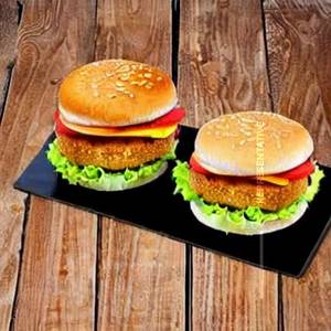 Double Cheesy Prawn Burger