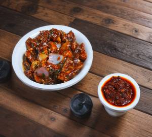 Baby Corn N Mushroom Manchurian Veg Starters