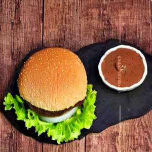 Garden Mint Mayo Mutton Burger  (Big Patty)