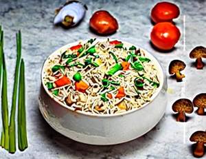 Mushroom Tomato Fried Rice