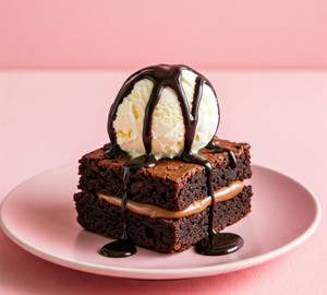 Nutella Brownie Sundae Icecream