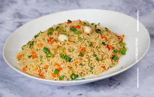 Burnt Garlic Fried Rice Prawns