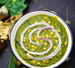 Palak corn masala