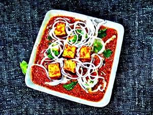 Paneer do pyaza