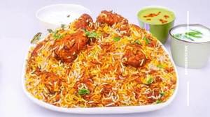 Chilli chicken biryani