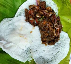 3 Appam + Beef Roast