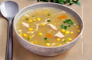 Sweet Corn Chicken Soup