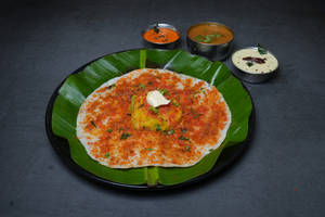 Open Butter Masala Dosa