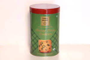 Butter Pista Cookies 250 Gms Tin