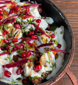 Quinoa Tikki Chaat