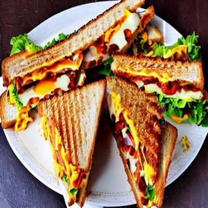 Egg Chingari Sandwich