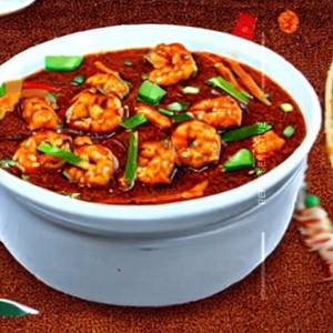 Kung Pow Prawns Dry