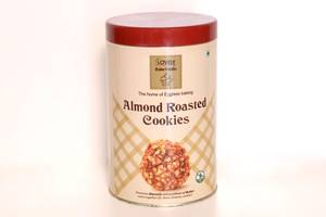 Almond Roasted Cookies 250 Gms Tin