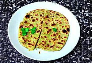 Corn cheese paratha