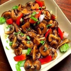 Mushroom Chilly Dry