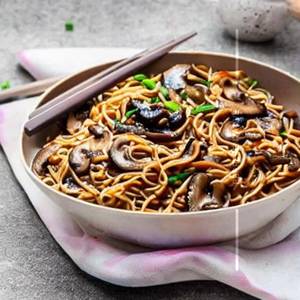 Mushroom noodles