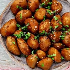 Hot Garlic Potato Dry