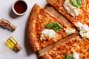 Hot Honey Burrata Pizza