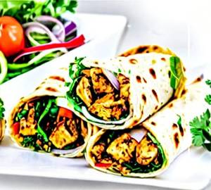 Chicken tikka roll