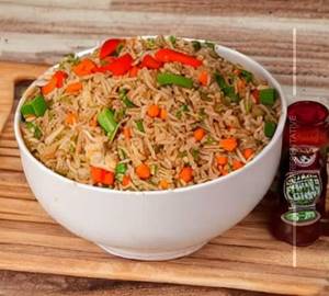 Schezwan chicken fried rice