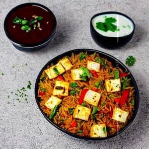 Paneer Fried Rice Fish Chilli Paneer