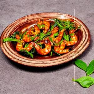 Hot Garlic Prawn (Dry)