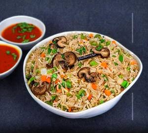 Schezwan Mushroom Fried Rice