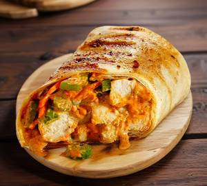 Aloo tikki cheese wrap