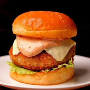 Flamin Veg Sando/burger